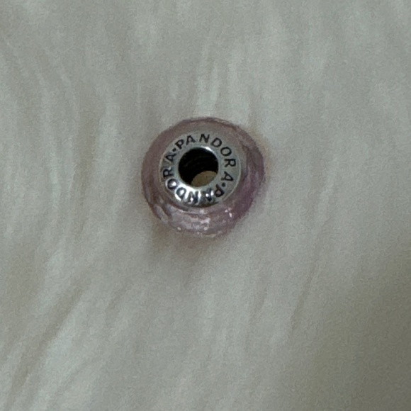 Authentic NWT Pandora Pink Shimmer Murano Charm Sterling Silver S925 ALE #791650 - Picture 1 of 7